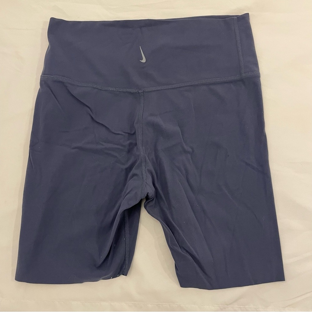 Nike Yoga‎ Blue Biker Shorts Size Large - Picture 5 of 7